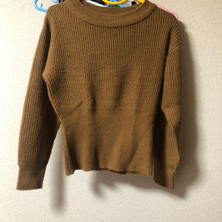 ブラウン　セーター　gu Mサイズ