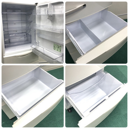 配達無料地域あり*アクア 2017年製 大容量355L*人気のホワイト*お