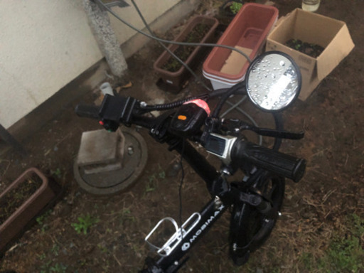 ペダル付き折りたたみ電動バイク(フル電動自転車)自賠責保険2年付き 
