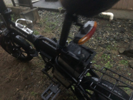ペダル付き折りたたみ電動バイク(フル電動自転車)自賠責保険2年付き 