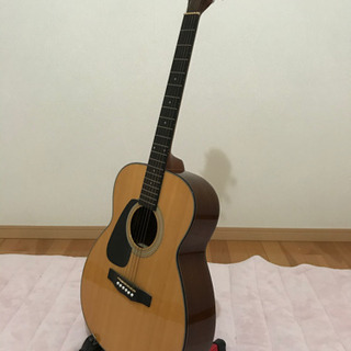 Morris アコースティックギター 左利き用 ブラウン ギターケース付き Morris アコースティックギター 左利き用 ブラウン ギターケース