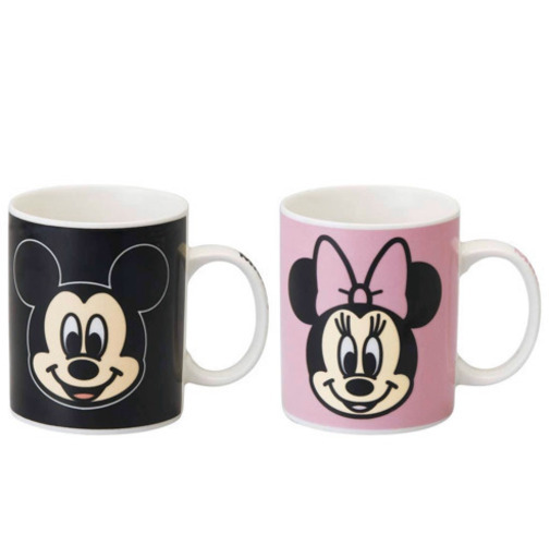 ミッキーミニーペアマグカップ めろ 一宮の食器 コップ グラス の中古あげます 譲ります ジモティーで不用品の処分