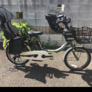 お取引中）今年購入 三人乗り自転車と男の子ヘルメット2つ