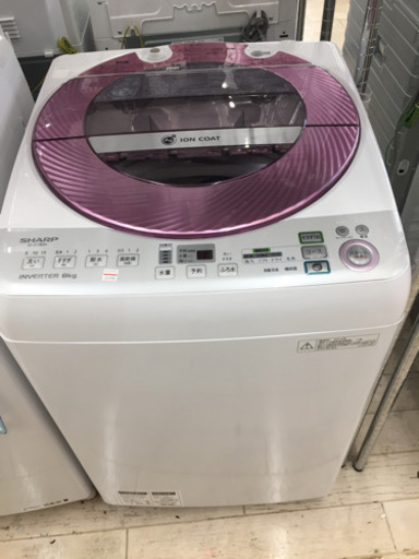 お買い上げありがとうございます。10/30東区和白   SHARP   8.0㎏洗濯機    2014年式     ES-GV80M   イオンコート