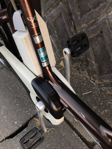 P２A 電動自転車 D49Tブリジストンアンジェリーノ前後２２インチ