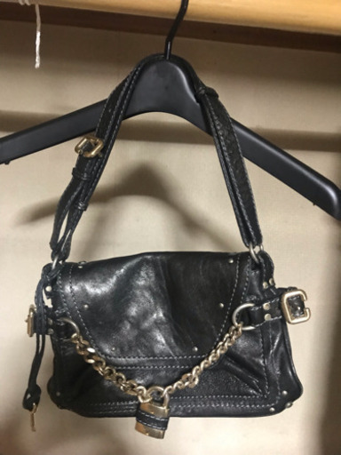 美品 クロエ Chloe パディントン黒×ゴールド バッグ | www