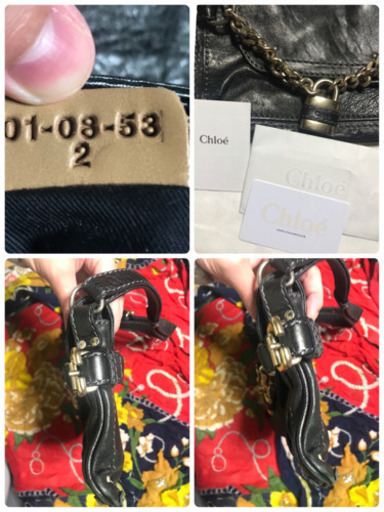 美品 クロエ Chloe パディントン黒×ゴールド バッグ | www