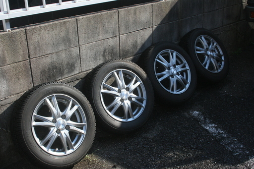 185/65R14 全込み！タイヤ交換＋バランス調整＋エアーバルブ新品