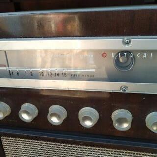 古いラジオ　レコードプレーヤー