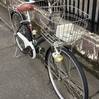 良品＞パナソニック BE–EPXT630 色・グリーン系 26インチ電動アシスト