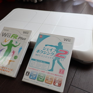 Wii Fit plus と バランスボード他