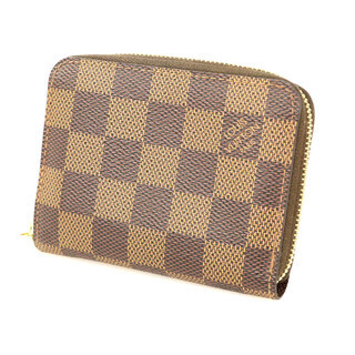  ルイヴィトン LOUIS VUITTON ダミエエベヌ ダミエキャンバス ジッピーコインケース 二つ折財布 レディース 【mo】【中古】