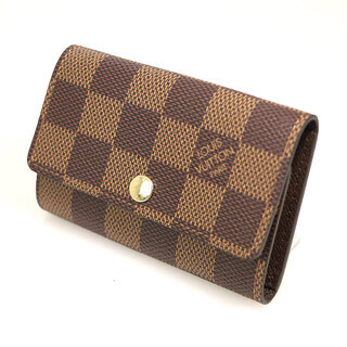 ルイヴィトン LOUIS VUITTON ダミエ エベヌ ミュルティクレ6 N62630 キーケース 6連 レディース メンズ 人気【mo】【中古】