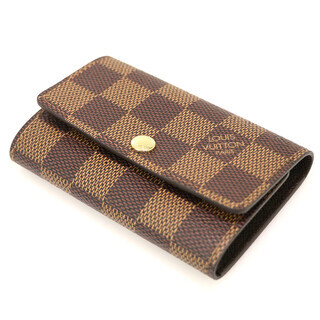 ルイヴィトン LOUIS VUITTON ダミエ エベヌ ミュルティクレ6 N62630 キーケース 6連 レディース メンズ 人気【mo】【中古】