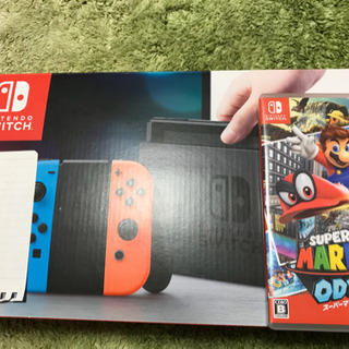 ニンテンドースイッチ(L)ブルー(R)レッド スーパーマリオオデッセイ 