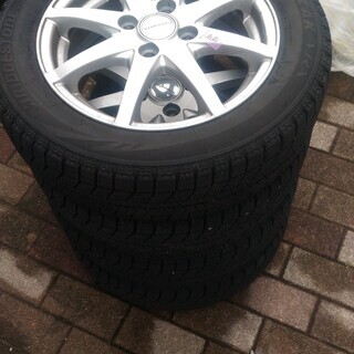 4本セット！ 155/65R14 ホイール付 2017年 ブリヂストン ブリザック