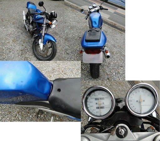 値下げ致します。スズキGoose（グース）350．書類と鍵有り。エンジン