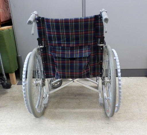 PayPay対応  車いす 幸和製作所 自走式 チェック柄 KOWA 自操式 車椅子 介護 札幌市西区西野