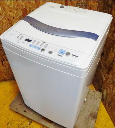 （4237-0)SANYO 三洋 全自動洗濯機 DDM INVERTER 7.0㎏ ASW-700SB 2010年製 中古品
