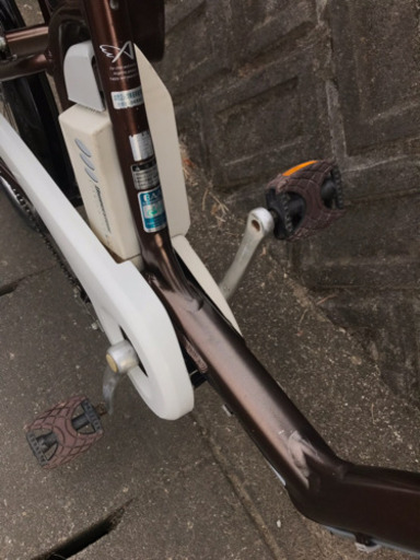 B1E 電動自転車W73Uブリジストンアンジェリーノ前後ろ22インチ8 