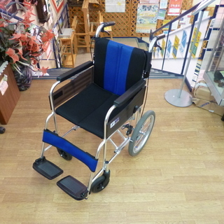MiKi アルミ介助式車椅子 M-1 MPC-46JD 介護用 折りたたみ 介助
