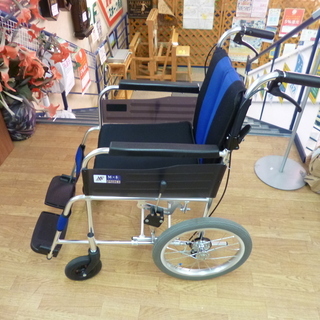 MiKi アルミ介助式車椅子 M-1 MPC-46JD 介護用 折りたたみ 介助