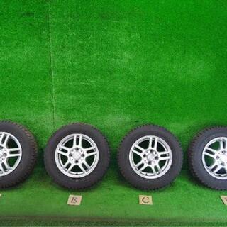 ◆スタッドレスタイヤ ファルケン FALKEN ESPIA EPZ 145/80R13 2015年製　ZACKSPORT5 13インチ 13x4.00 タイヤ、ホイール ◇スタッドレスタイヤ ファルケン FALKEN ESPIA EPZ
