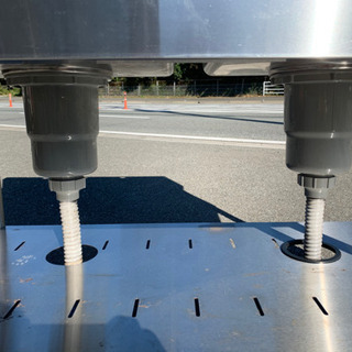 ☆中古品　厨房用品　マルゼン　2槽シンク　1000x600x800☆