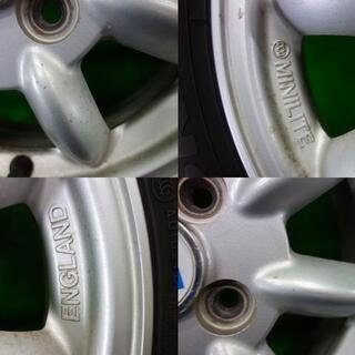 ☆4本SET☆ ムーヴラテ L550S アルミホイールセット MINILITE ミニライト 14インチ 14×4.5J+45 4穴