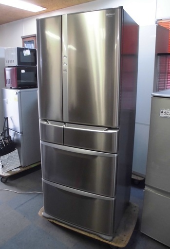 National/ナショナル フレンチドア 冷蔵庫 NR-F451TM-SR 2007年製 445L 中古品 動作OK♪ 大きめです JM5165)【取りに来られる方限定】