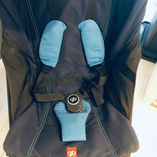 ベビーカー ポキット ポキットプラス 青 pockit +リクライニング