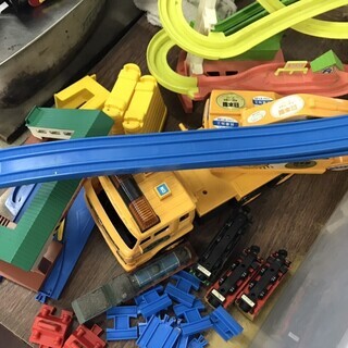 プラレール トミカ 大量セット トーマス レール 車両 収納ケース