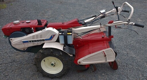 鹿児島県のその他 ヤンマー セル始動 ディーゼルエンジン耕うん機YX600 