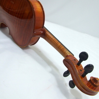 メンテ済み 虎杢 チェコ製 バイオリン キッズ用 分数 1/2 アジャスター