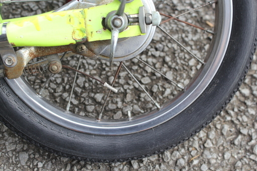 部品取りに 折り畳み自転車 14インチ ブリヂストン ピクニカ ワンタッチ BRIDGESTONE PICNICA
