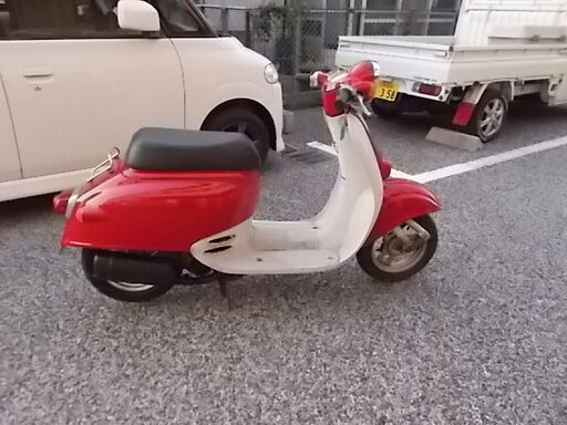 [購入済み]ジョルノ　AF24（赤/白）実動中古車◆彦根市～