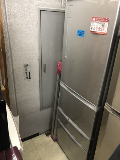 ☆中古 激安！！ TOSHIBA　2017年製　5ドア　ノンフロン冷凍冷蔵庫　GR-K41GL　410L　￥59800！