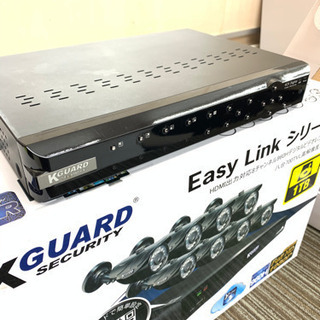 防犯カメラセット‼当時68500円　カメラ8台＋本体