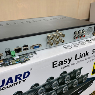 防犯カメラセット‼当時68500円　カメラ8台＋本体