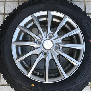 [美品]スタッドレスタイヤホイールセット 165/70R14