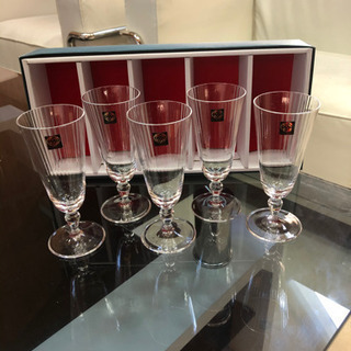 HOYAガラス☆デキャンタ、クリスタルワイングラス、ビアグラス