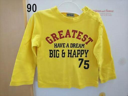 黄英字 長tシャツ 裏もかっこいい 90サイズ ゆんたん577 高岡の子供用品の中古あげます 譲ります ジモティーで不用品の処分