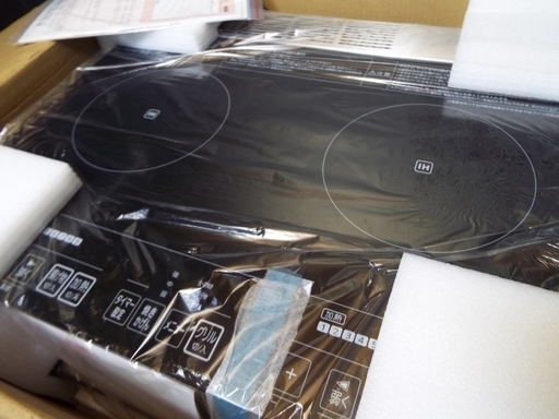 未使用 アイリスオーヤマ 2口IHクッキングヒーター MB916 - ガステーブル 