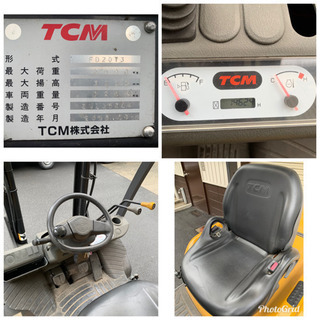 TCM フォークリフト ディーゼル AT 2.0t 4輪ノーパンク FD20T3