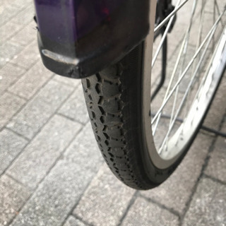 26インチ　6段変速　ママチャリ（紫色） - 京都市