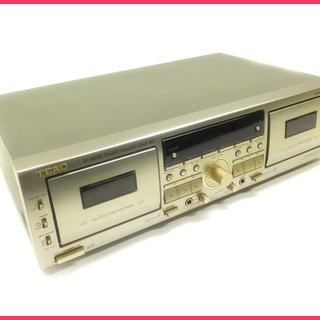 [K0716P] TEAC ダブルカセットデッキ W-860R