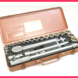 K1027A] TONE ソケットレンチセット No.160M 26点セット 大工道具