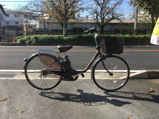 パナソニック電動自転車 ビビDX 26インチ  チョコブラウン BE-ELD636