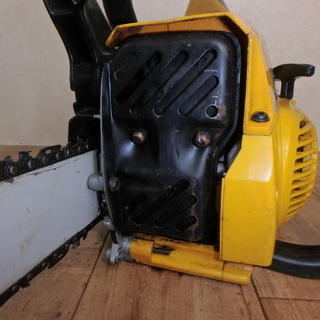 リョービ エンジンチェンソー ES-335 動作確認済み バー 長さ 350mm RYOBI 混合オイル 燃料 切断 木 林業 チェーン 電動工具 DIY 中古品 宮城