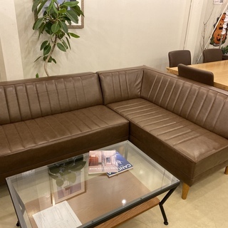 ソファ コーナーソファ ニコアンド nikoand... ダークブラウン クラシックダイナーシリーズ 中古品